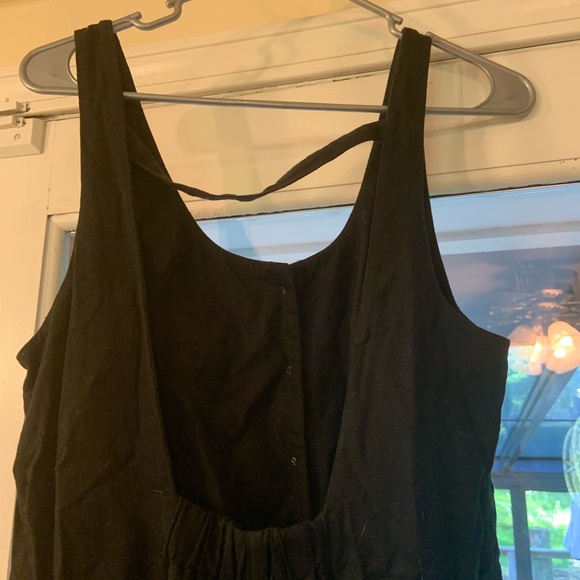 Topshop linen rich drop back jumpsuit - Picture 6 of 10